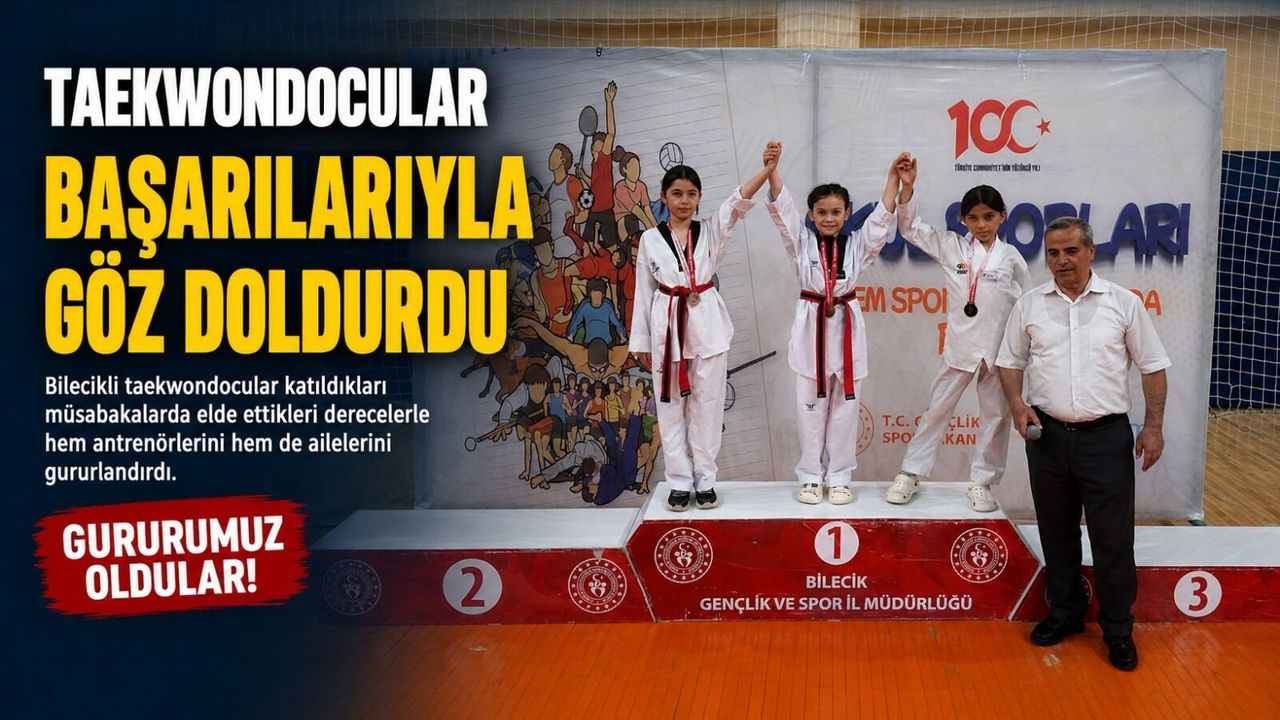 TAEKWONDOCULAR BAŞARILARIYLA GÖZ DOLDURDU