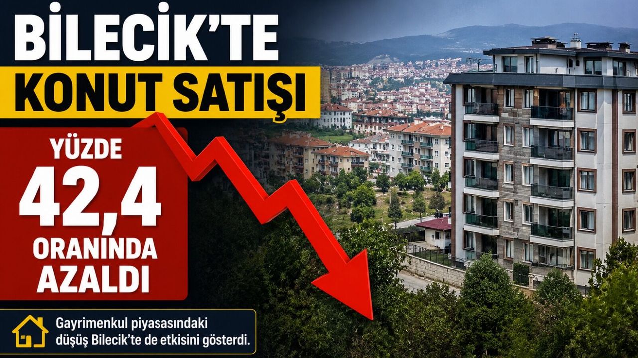 KONUT SATIŞI YÜZDE 42,4 ORANINDA AZALDI