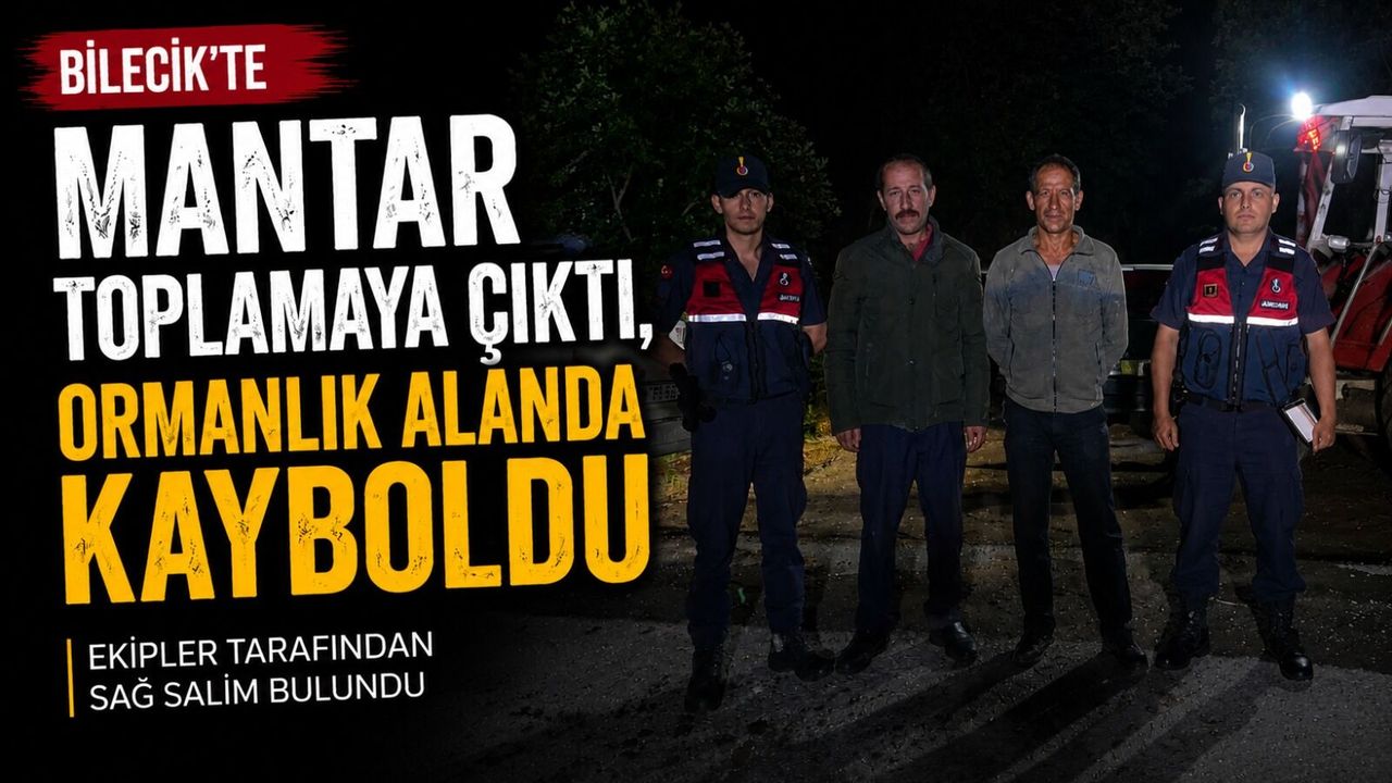 MANTAR TOPLAMAYA ÇIKTI, ORMANLIK ALANDA KAYBOLDU