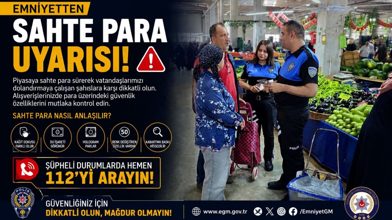 SAHTE PARA UYARISI
