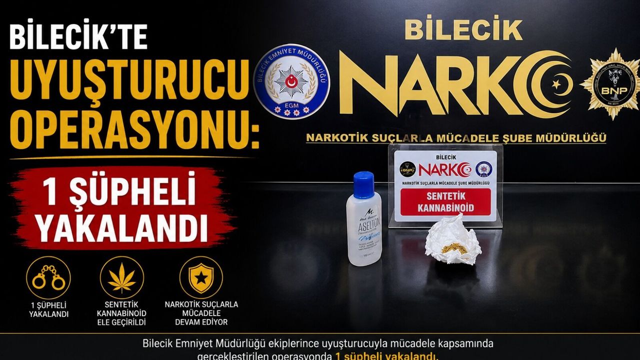 UYUŞTURUCU OPERASYONU: 1 ŞÜPHELİ YAKALANDI