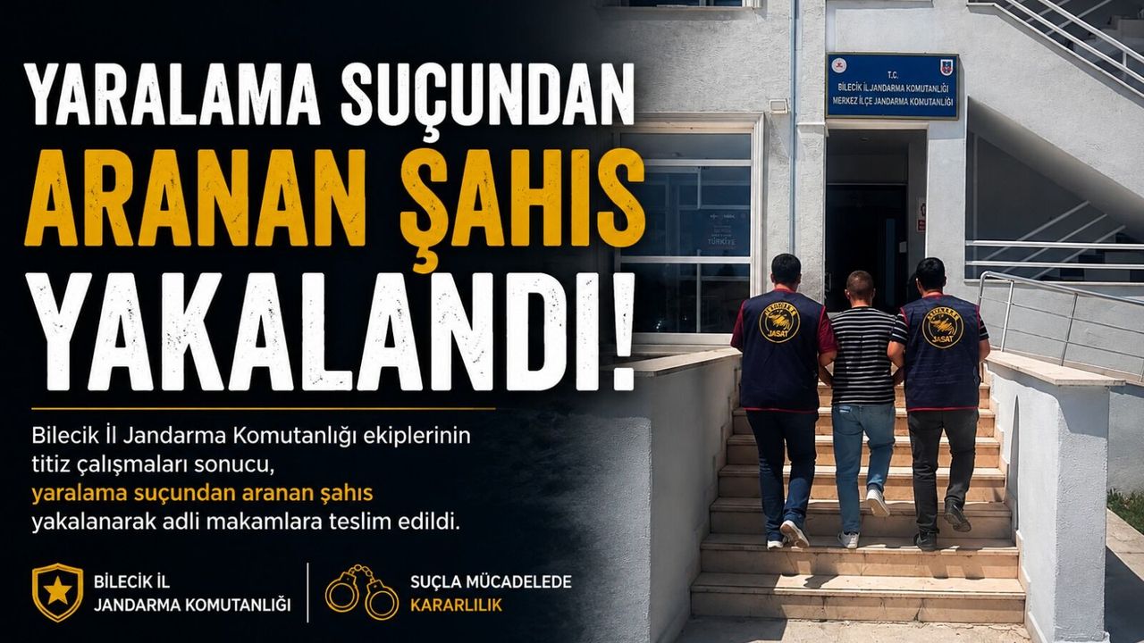 YARALAMA SUÇUNDAN ARANAN ŞAHIS YAKALANDI
