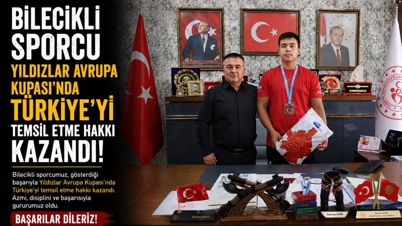 BİLECİKLİ SPORCU AVRUPA KUPASI BİLETİNİ ALDI