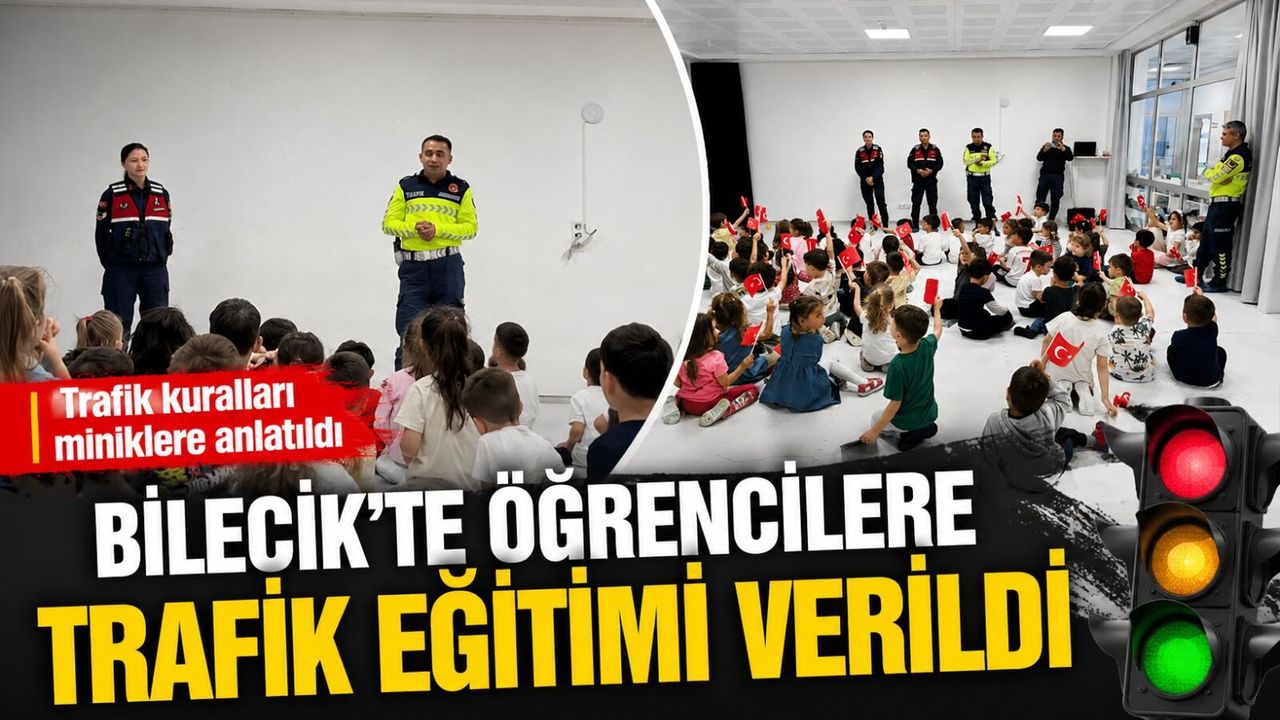 ÖĞRENCİLERE TRAFİK EĞİTİMİ VERİLDİ