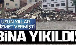 BİNA YIKILDI