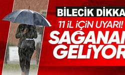 AFAD’DAN BİLECİK İÇİN TURUNCU KODLU YAĞIŞ UYARISI