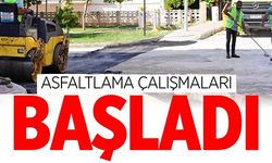 ASFALTLAMA ÇALIŞMALARI BAŞLADI