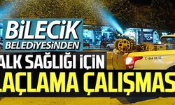 BİLECİK BELEDİYESİNDEN HALK SAĞLIĞI İÇİN İLAÇLAMA ÇALIŞMASI