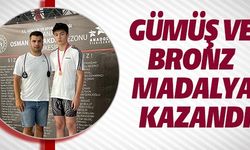 GÜMÜŞ VE BRONZ MADALYA KAZANDI