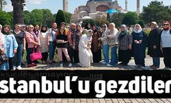 İSTANBUL’U GEZDİLER