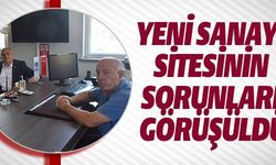 YENİ SANAYİ SİTESİNİN SORUNLARI GÖRÜŞÜLDÜ