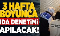 3 HAFTA BOYUNCA GIDA DENETİMİ YAPILACAK!