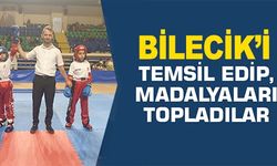 BİLECİK'İ TEMSİL EDİP, MADALYALARI TOPLADILAR