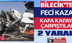 SAMAN YÜKLÜ TIR İLE KİMYASAL MADDE YÜKLÜ TANKER KAFA KAFAYA ÇARPIŞTI