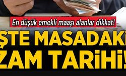 İŞTE MASADAKİ ZAM TARİHİ!