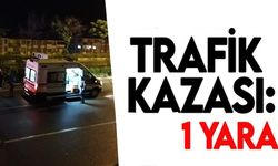 TRAFİK KAZASI: 1 YARALI