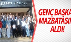 GENÇ BAŞKAN MAZBATASINI ALDI!