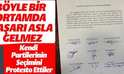 KENDİ PARTİLERİNİN SEÇİMİNİ PROTESTO ETTİLER