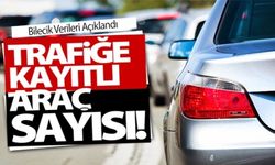 TRAFİĞE KAYITLI ARAÇ SAYISI!