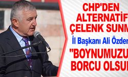 CHP'DEN ALTERNATİF ÇELENK SUNMA