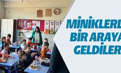 MİNİKLERLE BİR ARAYA GELDİ