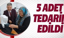 5 ADET TEDARİK EDİLDİ