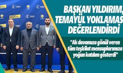 BAŞKAN YILDIRIM, TEMAYÜL YOKLAMASINI DEĞERLENDİRDİ