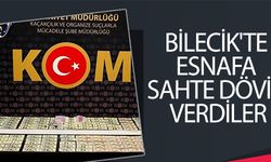 BİLECİK'TE SAHTE DÖVİZ OPERASYONU