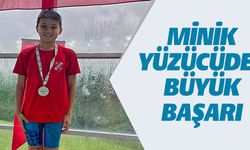 MİNİK YÜZÜCÜDEN BÜYÜK BAŞARI