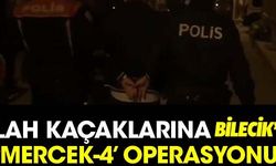 SİLAH KAÇAKLARINA BİLECİK'TE 'MERCEK-4' OPERASYONU