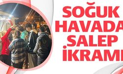 SOĞUK HAVADA SALEP İKRAMI