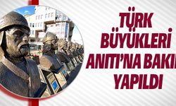 TÜRK BÜYÜKLERİ ANITI'NA BAKIM YAPILDI
