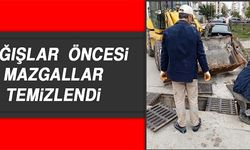 YAĞIŞLAR ÖNCESİ MAZGALLAR TEMİZLENDİ