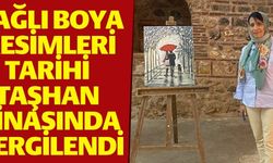 YAĞLI BOYA RESİMLERİ TARİHİ TAŞHAN BİNASINDA SERGİLENDİ