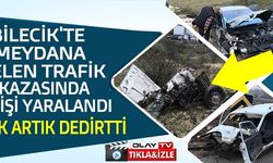 BİLECİK'TE MEYDANA GELEN TRAFİK KAZASINDA 5 KİŞİ YARALANDI