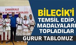BİLECİK'İ TEMSİL EDİP MADALYALARI TOPLADILAR
