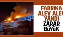 FABRİKA ALEV ALEV YANDI