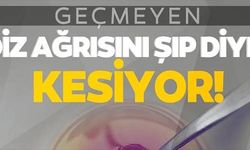 GEÇMEYEN DİZ AĞRISINI ŞIP DİYE KESİYOR!