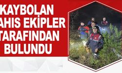 KAYBOLAN ŞAHIS EKİPLER TARAFINDAN BULUNDU