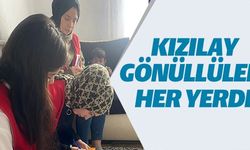 KIZILAY GÖNÜLLÜLERİ HER YERDE