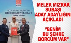 MELEK MIZRAK SUBAŞI ADAY ADAYLIĞINI AÇIKLADI