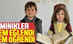 MİNİKLER HEM EĞLENDİ HEM ÖĞRENDİ