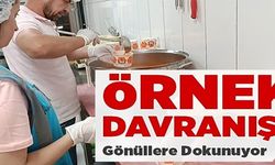 ÖRNEK DAVRANIŞ GÖNÜLLERE DOKUNUYOR