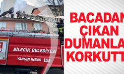 BACADAN ÇIKAN DUMANLAR KORKUTTU