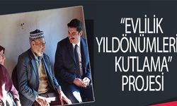 BİLECİK'TE “EVLİLİK YILDÖNÜMLERİNİ KUTLAMA” PROJESİ