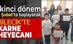 BİLECİK'TE KARNE HEYECANI