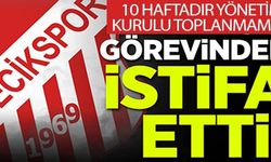 GÖREVİNDEN İSTİFA ETTİ!