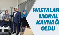 HASTALARA MORAL KAYNAĞI OLDU