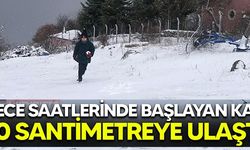 KAR KALINLIĞI 20 SANTİMETREYE KADAR ULAŞTI