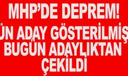 MHP'DE DEPREM!